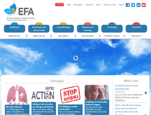 Tablet Screenshot of efanet.org